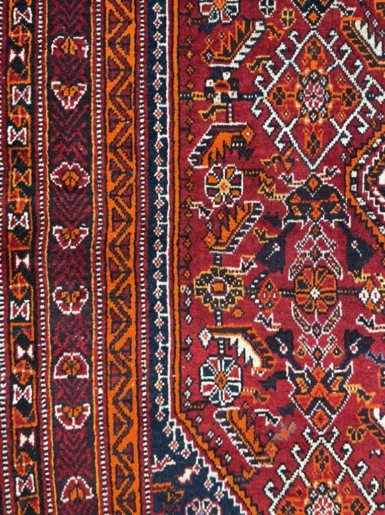 Qashqaie 243 cm. X 168 cm. fine wool rug - Image 7