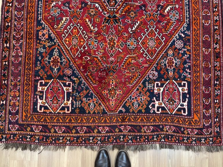 Qashqaie 243 cm. X 168 cm. fine wool rug - Image 8