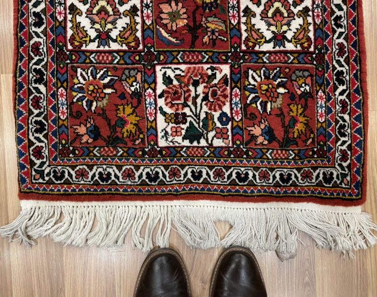 Bakhtiari 108 cm. X 65 cm. fine wool small rug - Image 7