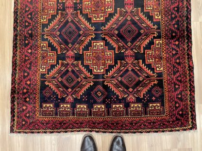 Baloochi Tribal 240 cm. X 120 cm. wool red  rug - Image 2