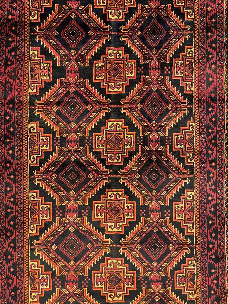 Baloochi Tribal 240 cm. X 120 cm. wool red  rug - Image 7