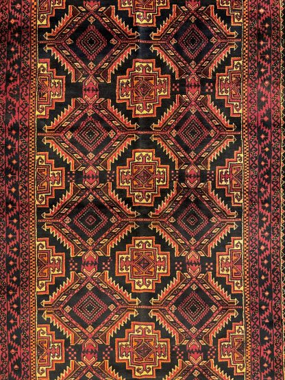 Baloochi Tribal 240 cm. X 120 cm. wool red  rug - Image 7