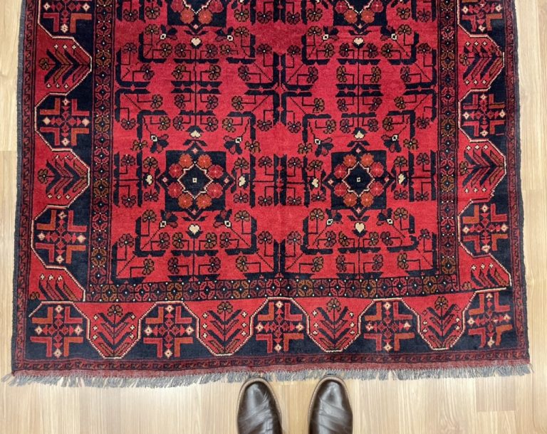 Baloochi Tribal 194 cm. X 122  cm. wool red  rug - Image 2