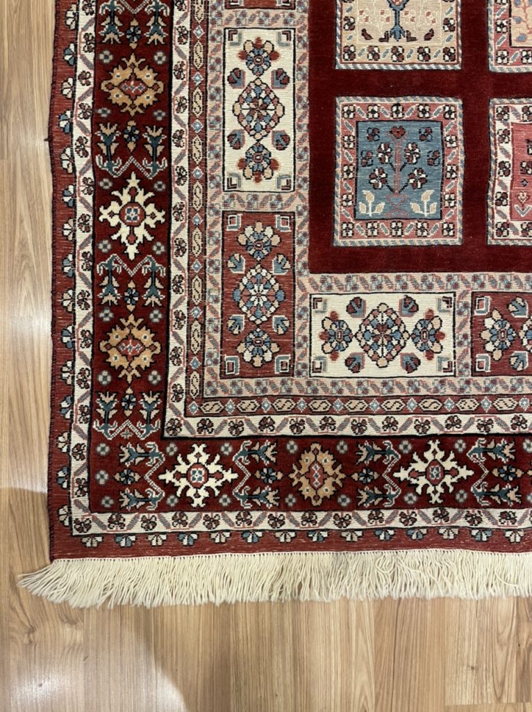 Super fine Sirjan 227 cm. X 173 cm. wool rug - Image 5