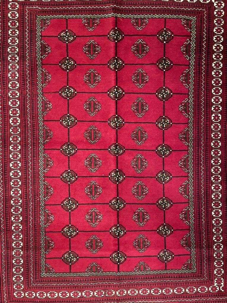 Princess Bokhara 160 cm. X 120 cm. wool red rug - Image 4