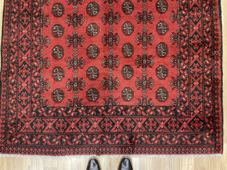 Princess Bokhara 237 cm. X 151 cm. wool red rug - Image 4