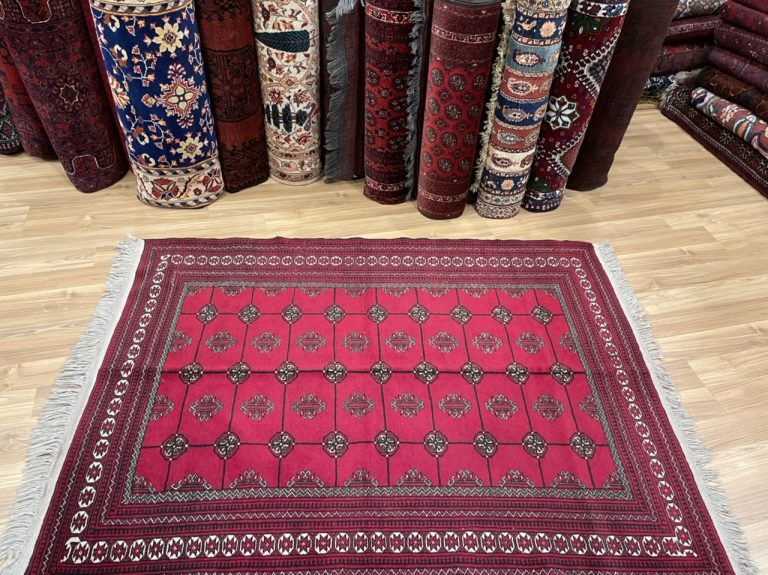 Princess Bokhara 160 cm. X 120 cm. wool red rug - Image 7