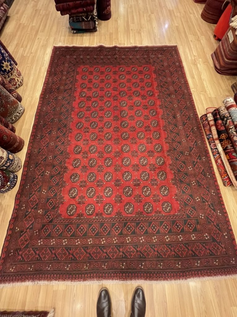 Princess Bokhara 293 cm. X 198 cm. wool red rug