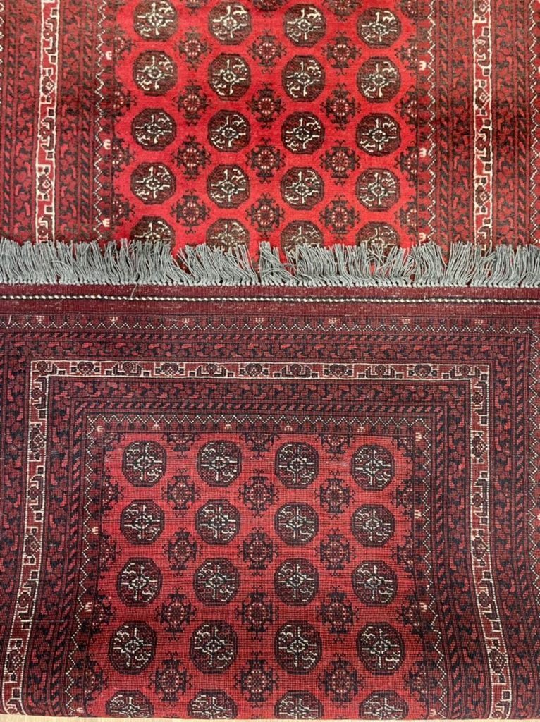 Vintage Princess Bokhara 300 cm. X 77 cm. wool red runner - Image 5