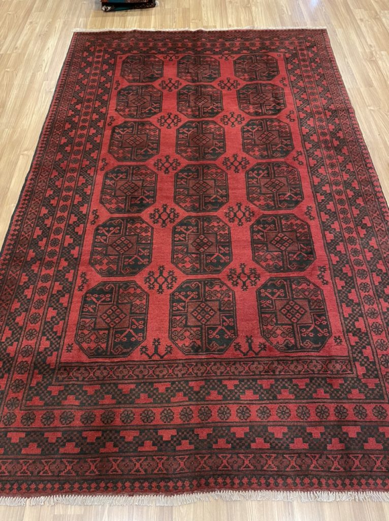 Princess Bokhara 292 cm. X 188 cm. wool red rug