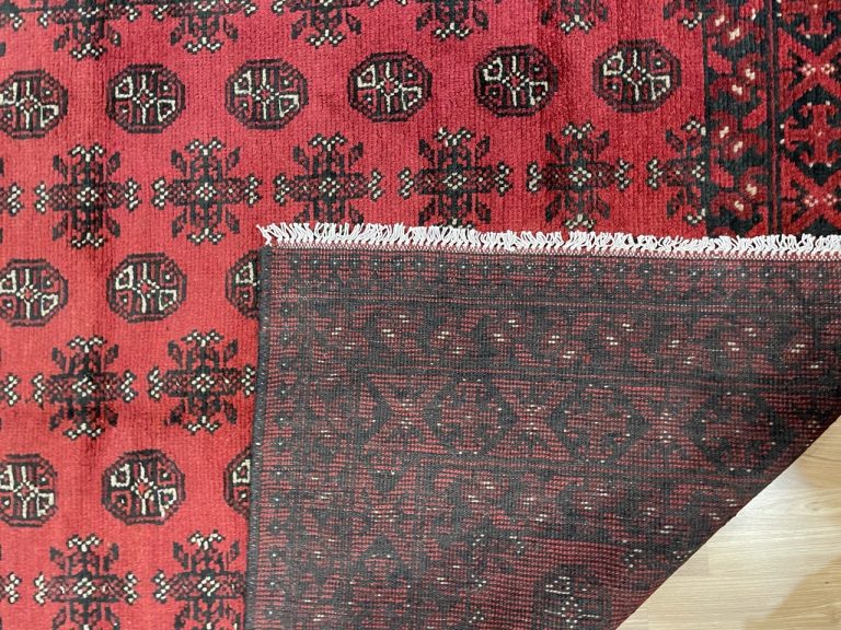 Princess Bokhara 237 cm. X 151 cm. wool red rug - Image 3