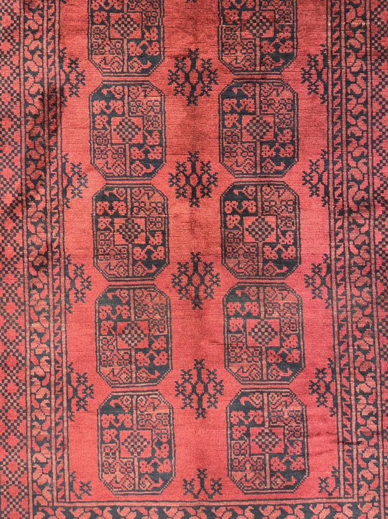 Princess Bokhara 236 cm. X 161 cm. wool red rug - Image 5