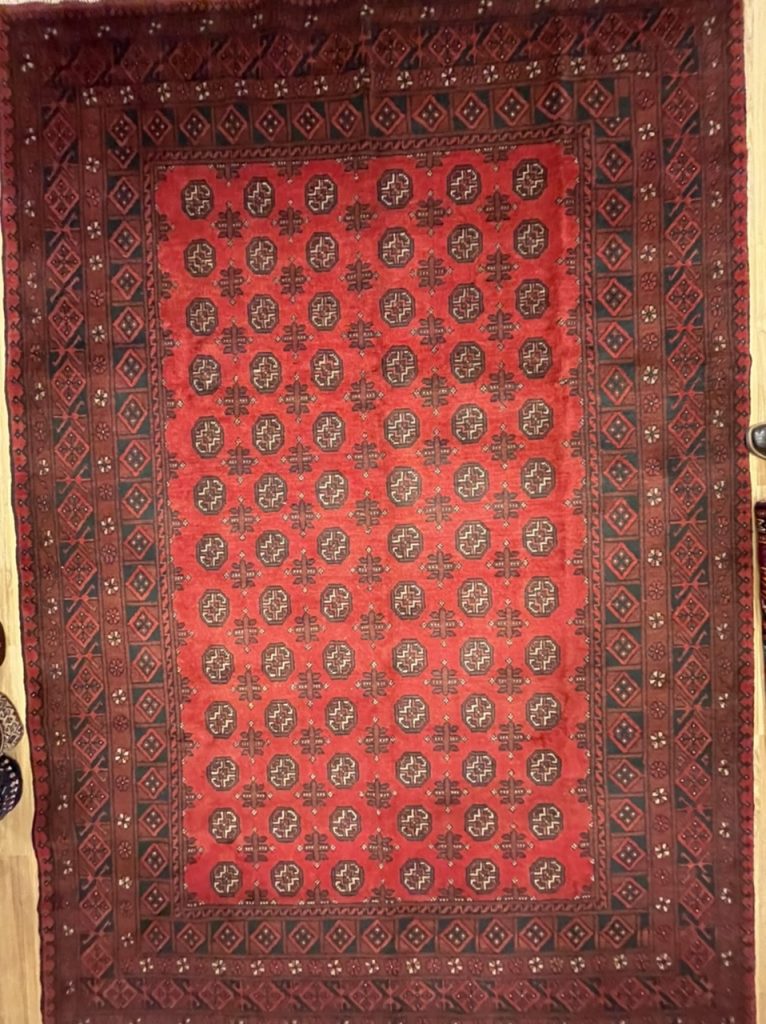 Princess Bokhara 293 cm. X 198 cm. wool red rug - Image 3