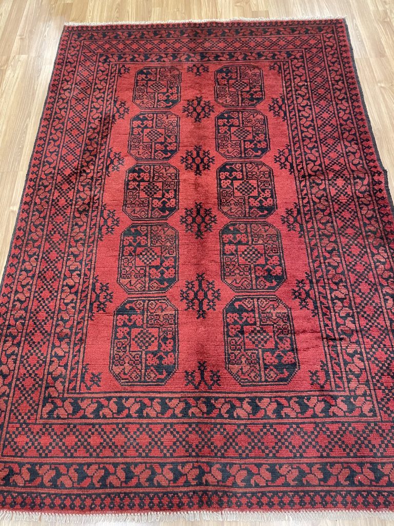 Princess Bokhara 236 cm. X 161 cm. wool red rug