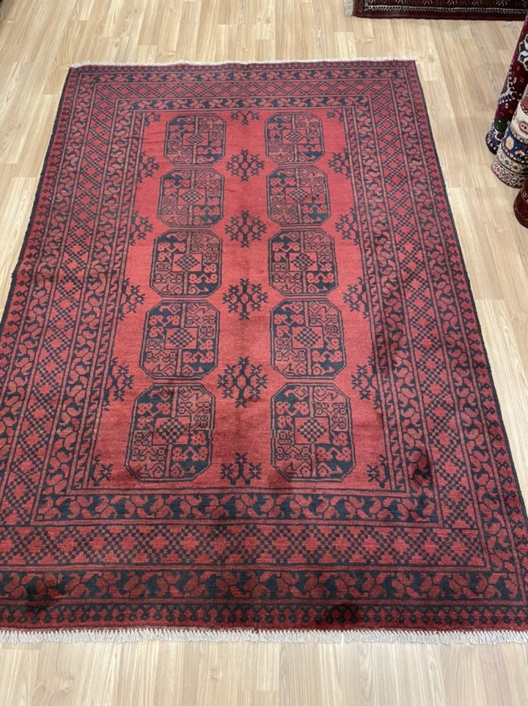 Princess Bokhara 236 cm. X 161 cm. wool red rug - Image 6