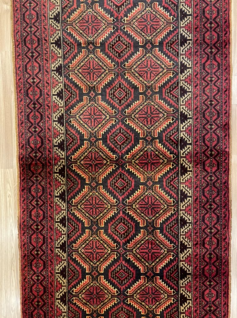 Baloochi Tribal 197 cm. X 100  cm. wool rug - Image 5