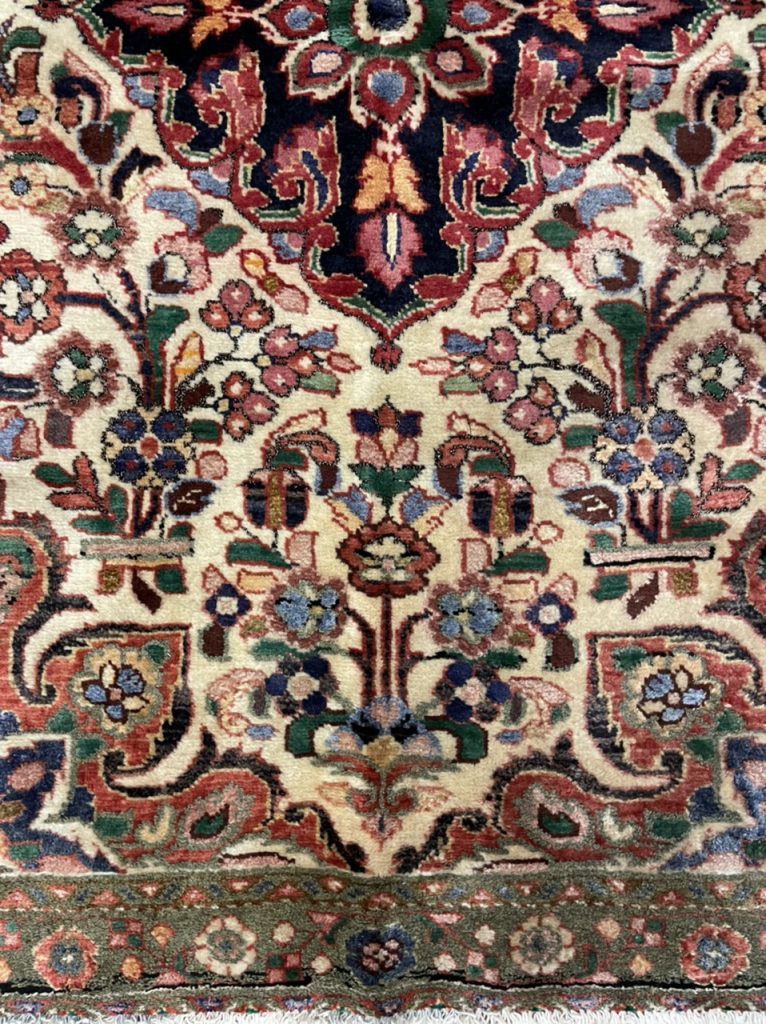 Super fine Farahan 170 cm. X  109 cm. wool  rug - Image 4