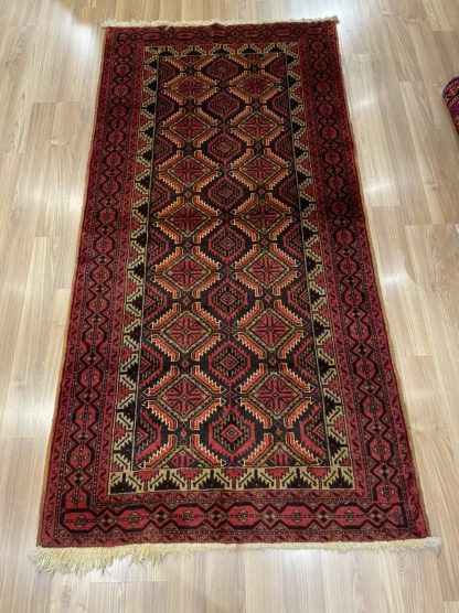 Baloochi Tribal 197 cm. X 100  cm. wool rug - Image 7