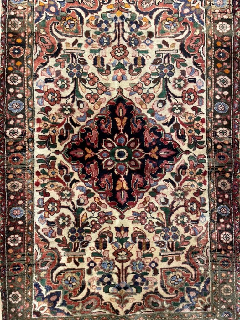 Super fine Farahan 170 cm. X  109 cm. wool  rug - Image 3