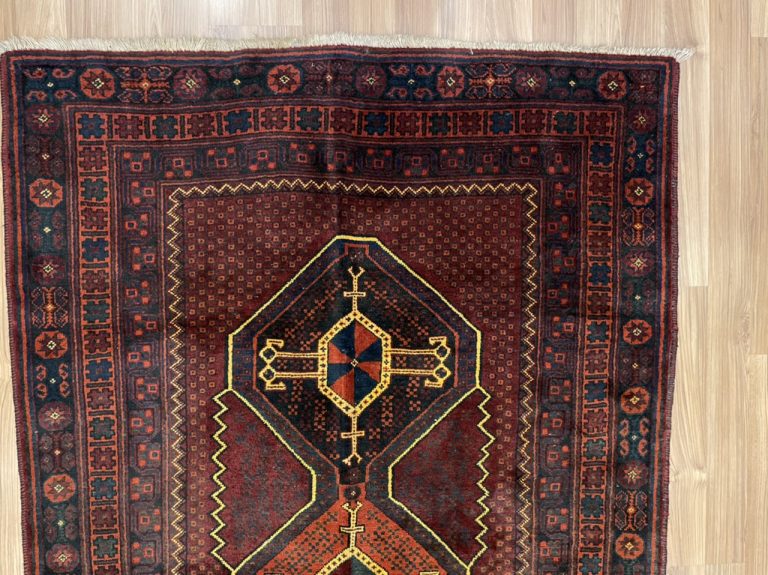 Unique Baloochi Tribal 220 cm. X 140  cm. wool rug - Image 11