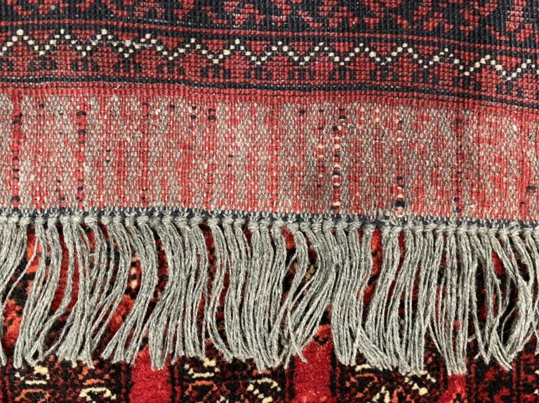 Extra Fine Princess Bokhara 302 cm. X 79 cm. wool red runner - Image 7