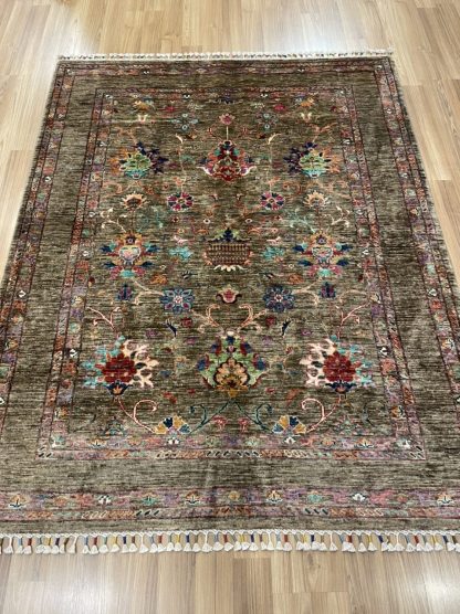 Super fine Chobi 193 cm. X 154 cm unique wool rug