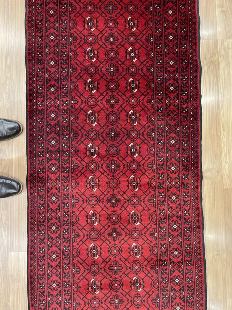 Super fine Tribal 280 cm. X 86 cm. wool runner - Image 7