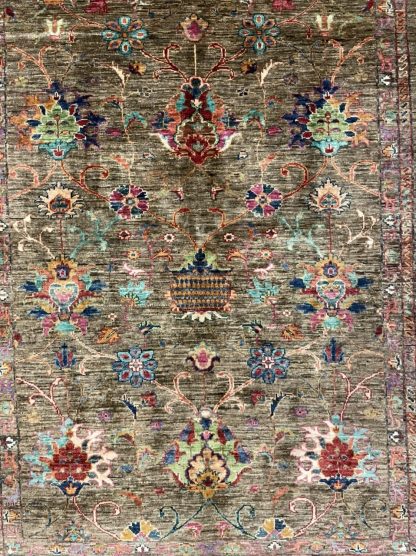 Super fine Chobi 193 cm. X 154 cm unique wool rug - Image 8