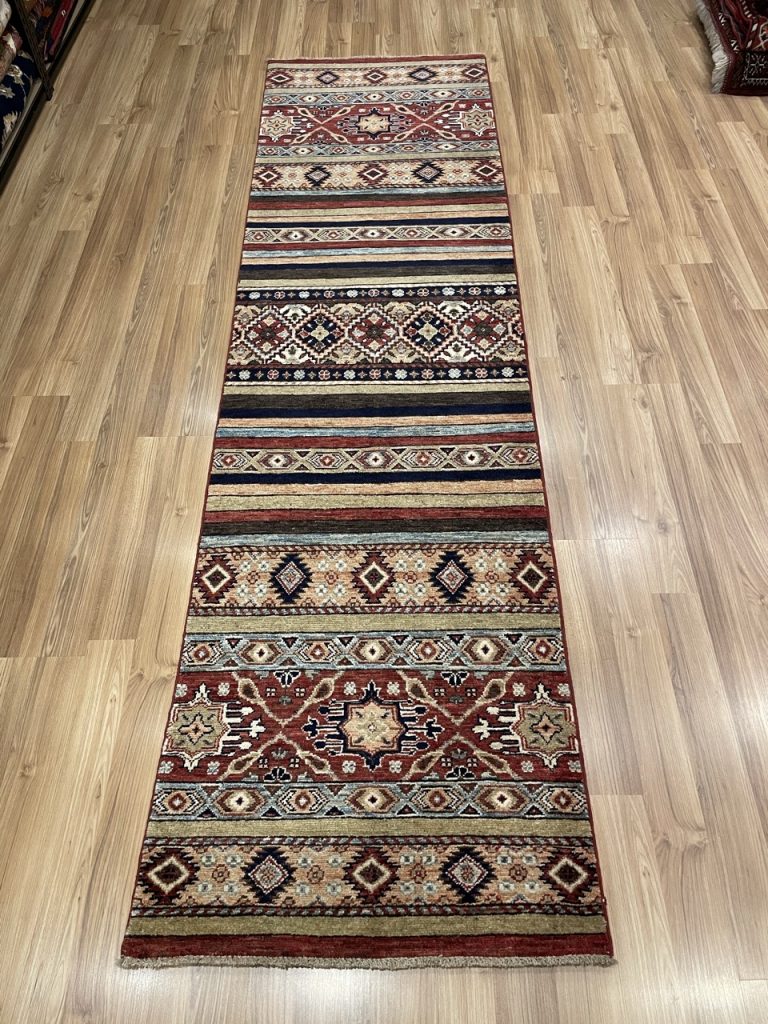 Super fine Chobi 297 cm. X 80 cm. wool runner - Image 4