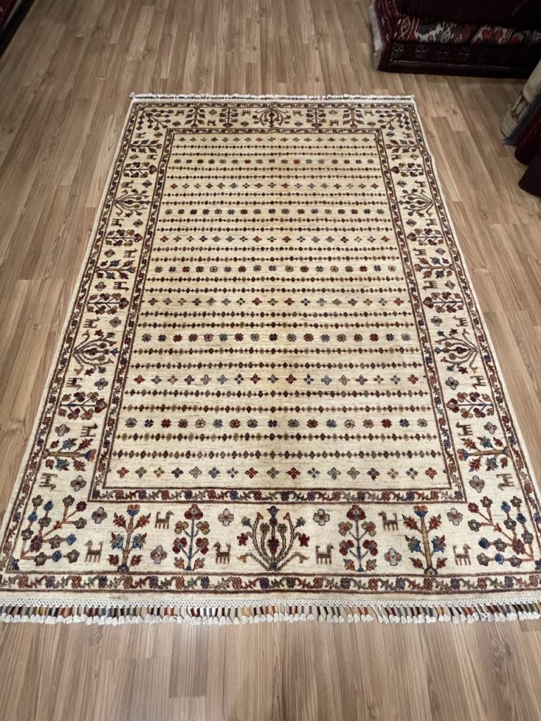 Super fine Chobi 240 cm. X 167 cm. wool rug - Image 10