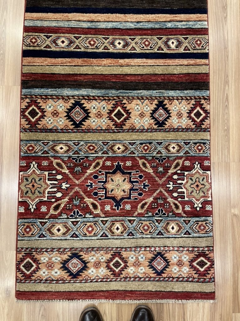 Super fine Chobi 297 cm. X 80 cm. wool runner - Image 7