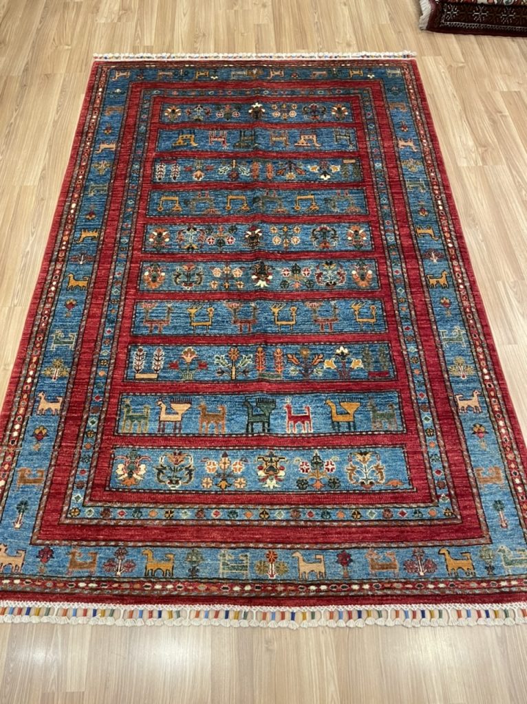 2.3 m. X 1.48 m. super fine Persian Chobi  wool rug - Image 4