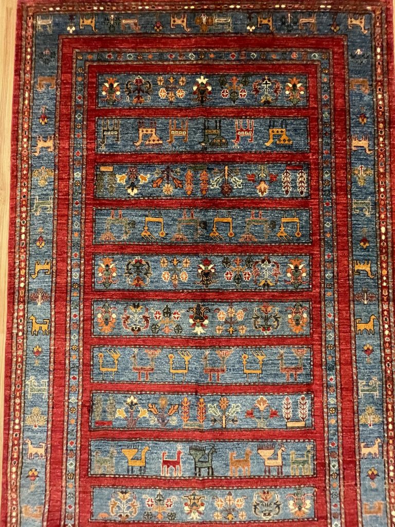 2.3 m. X 1.48 m. super fine Persian Chobi  wool rug - Image 3