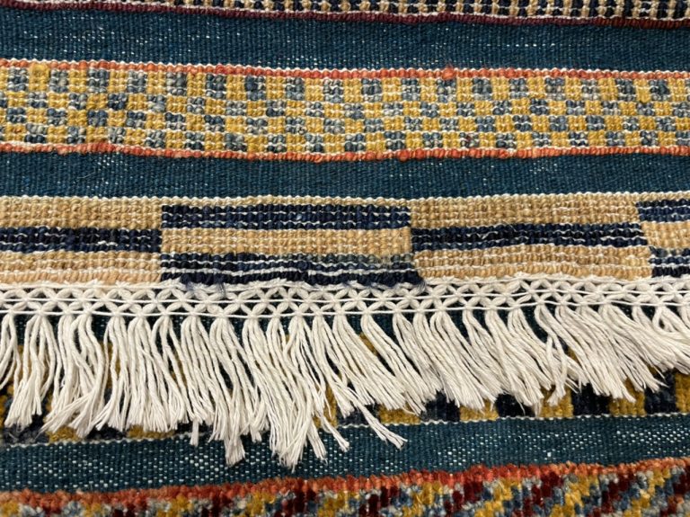 Small tribal wool rug 93 cm. X 60 cm. - Image 3