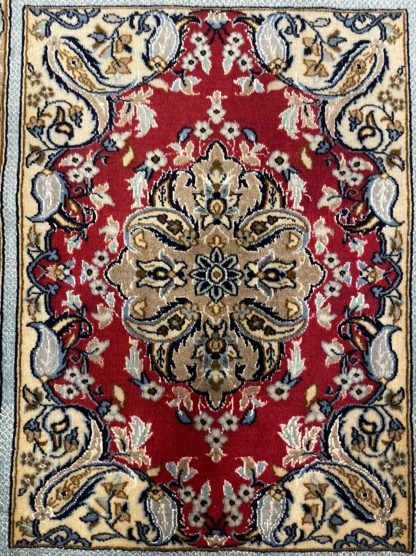 70% OFF SALE - LIMITED TIME _ Super fine Persian Naieen silk and wool 80 cm. X 64 cm. - Image 6