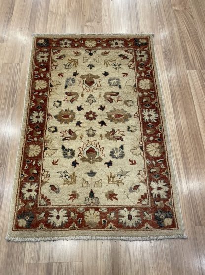Super fine Chobi wool rug 92 cm. X 60 cm.