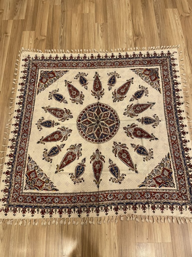 Persian Isfahan 120 cm. X 120 cm. tablecloth