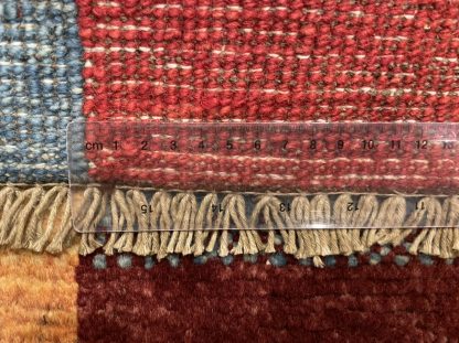 Tribal wool small rug 89 cm. X 47 cm. - Image 3