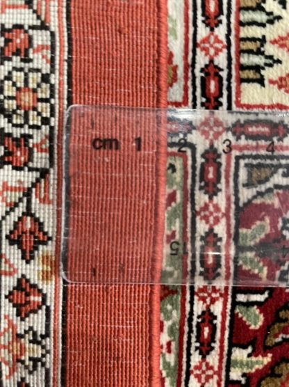 Premium quality signature Persian Qom pure silk rug 97 cm. X 61 cm. - Image 4