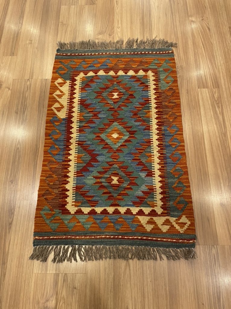 kilim boho rug