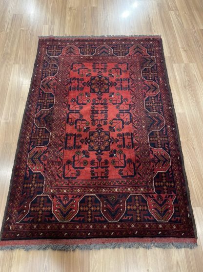 Tribal bohemian wool rug 154 cm. X 104 cm - Image 5