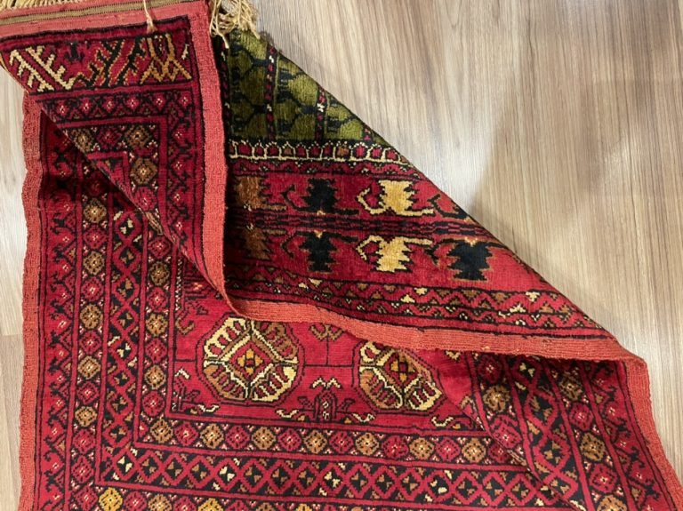 Super premium quality 2 sided unique all silk rug 88 cm. X 62 cm. - Image 10