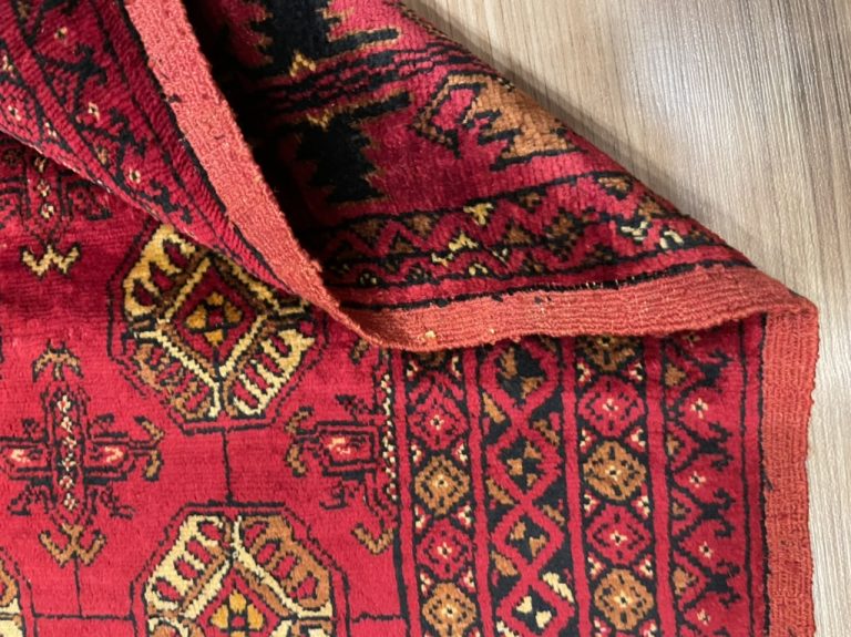 Super premium quality 2 sided unique all silk rug 88 cm. X 62 cm. - Image 4