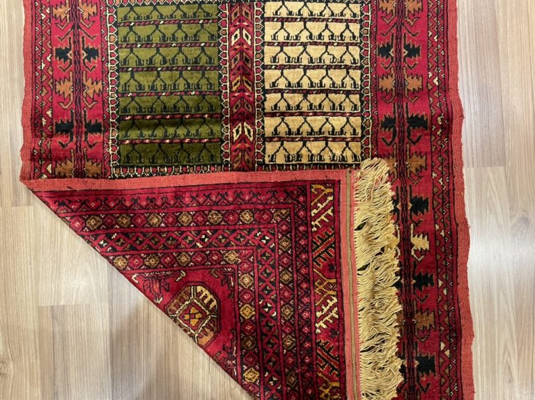 Super premium quality 2 sided unique all silk rug 88 cm. X 62 cm. - Image 5