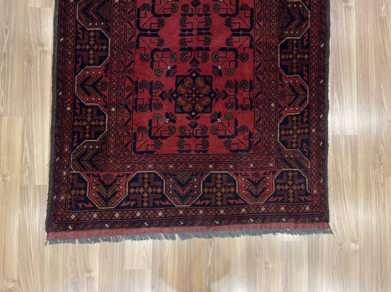 Tribal bohemian wool rug 154 cm. X 104 cm - Image 6