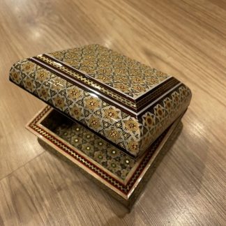 Persian Isfahan handmade inlaid Jewellery box