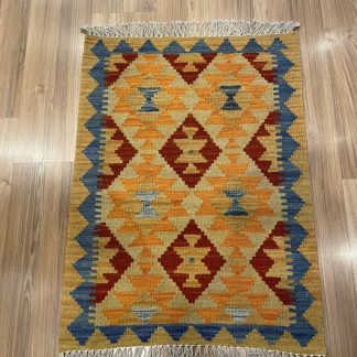 Persian tribal wool kilim rug