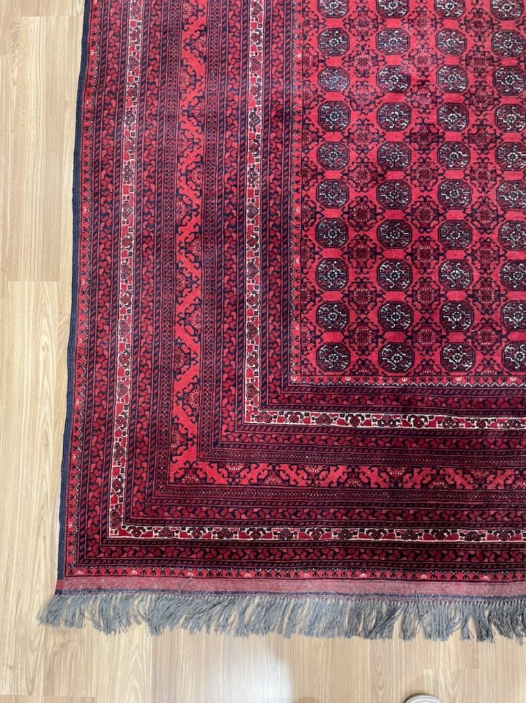 Princess Bokhara hand-knotted wool Persian rug