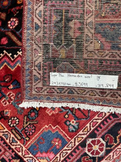 Premium Quality Persian Hamadan 243 cm. X 140 cm. wool rug