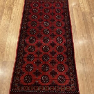 Premium Quality Princess Bokhara Small Wool Persian Rug 105 cm. X 52 cm.